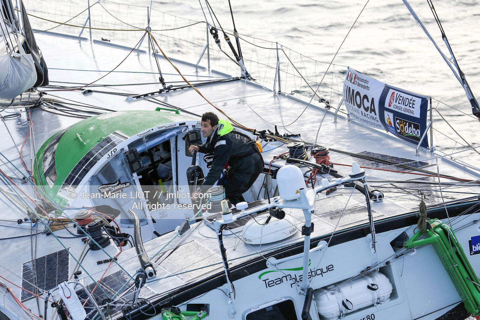 VENDEE GLOBE 2012-2013 - DEPART- JEAN-MARIE LIOT DPPI
