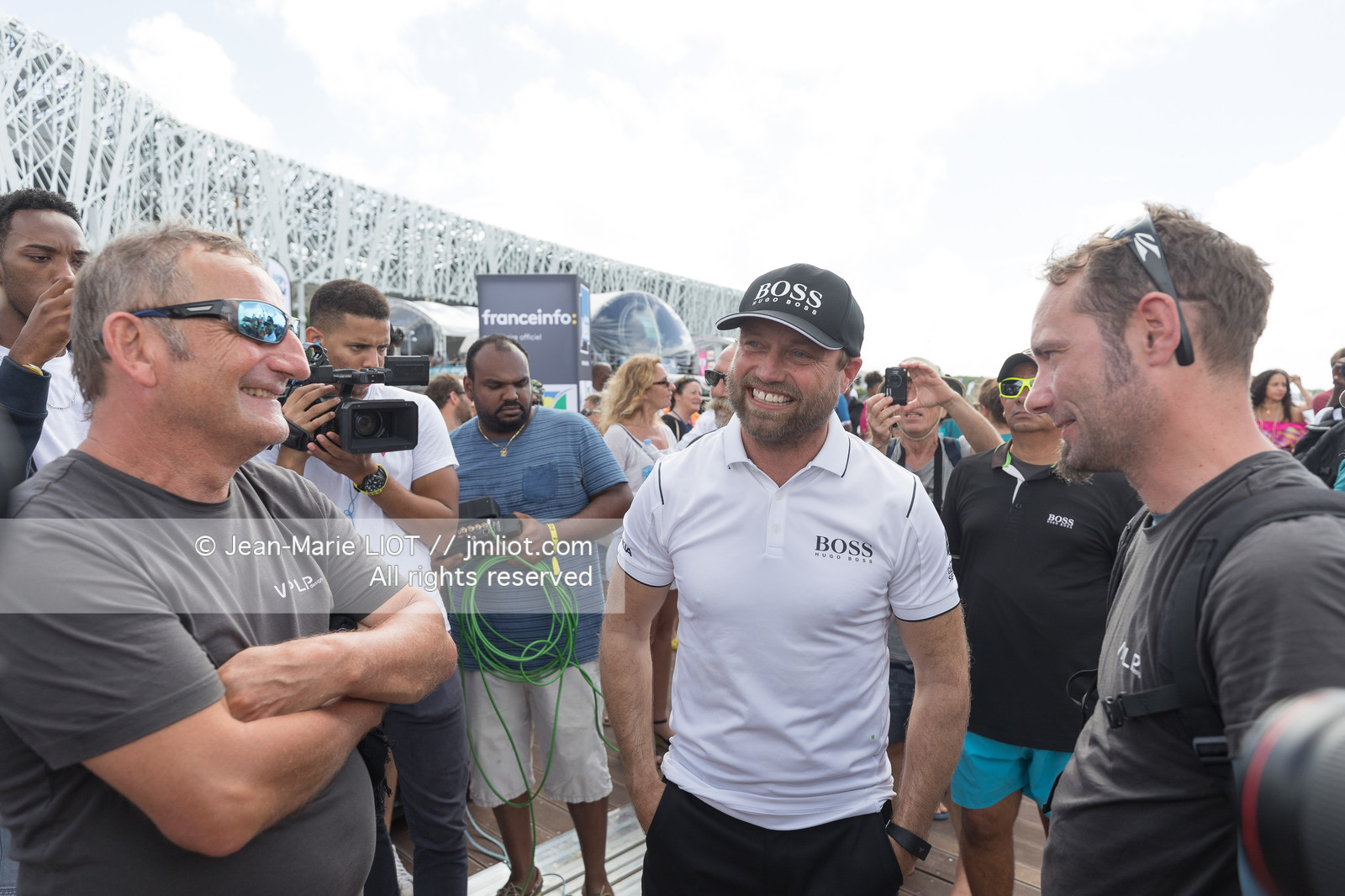 ALEX THOMSON - ROUTE DU RHUM 2018 - ARRIVEE