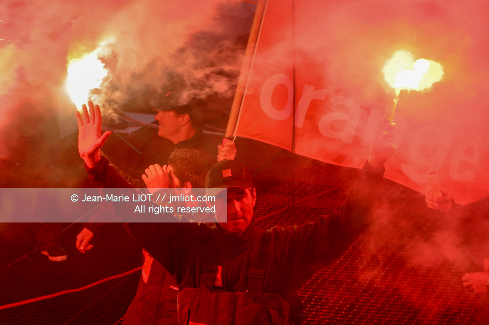 ARRIVEE ORANGE 2 BRUNO PEYRON