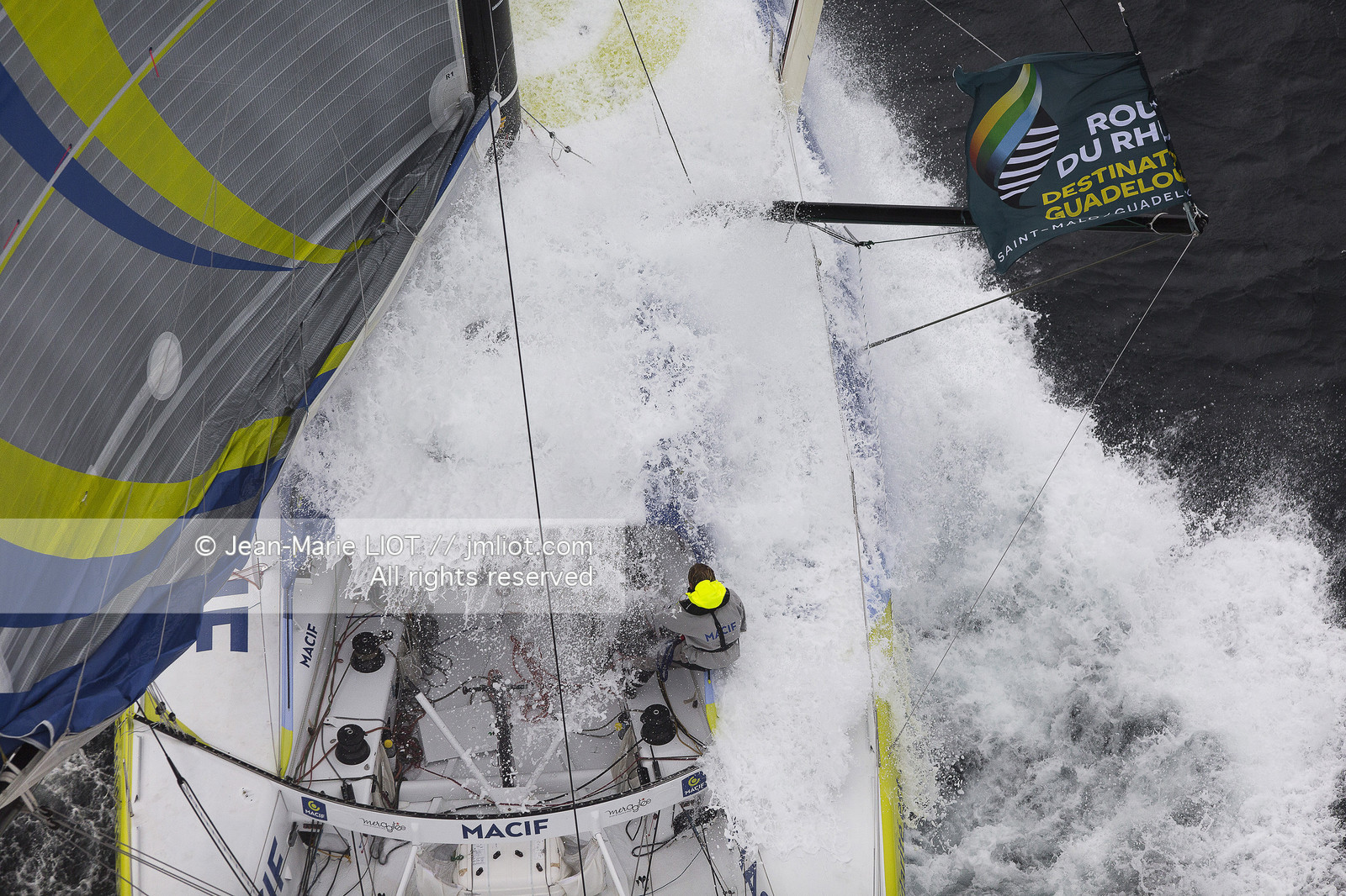 IMOCA - MACIF 2014 - BI RHUM AERIAL