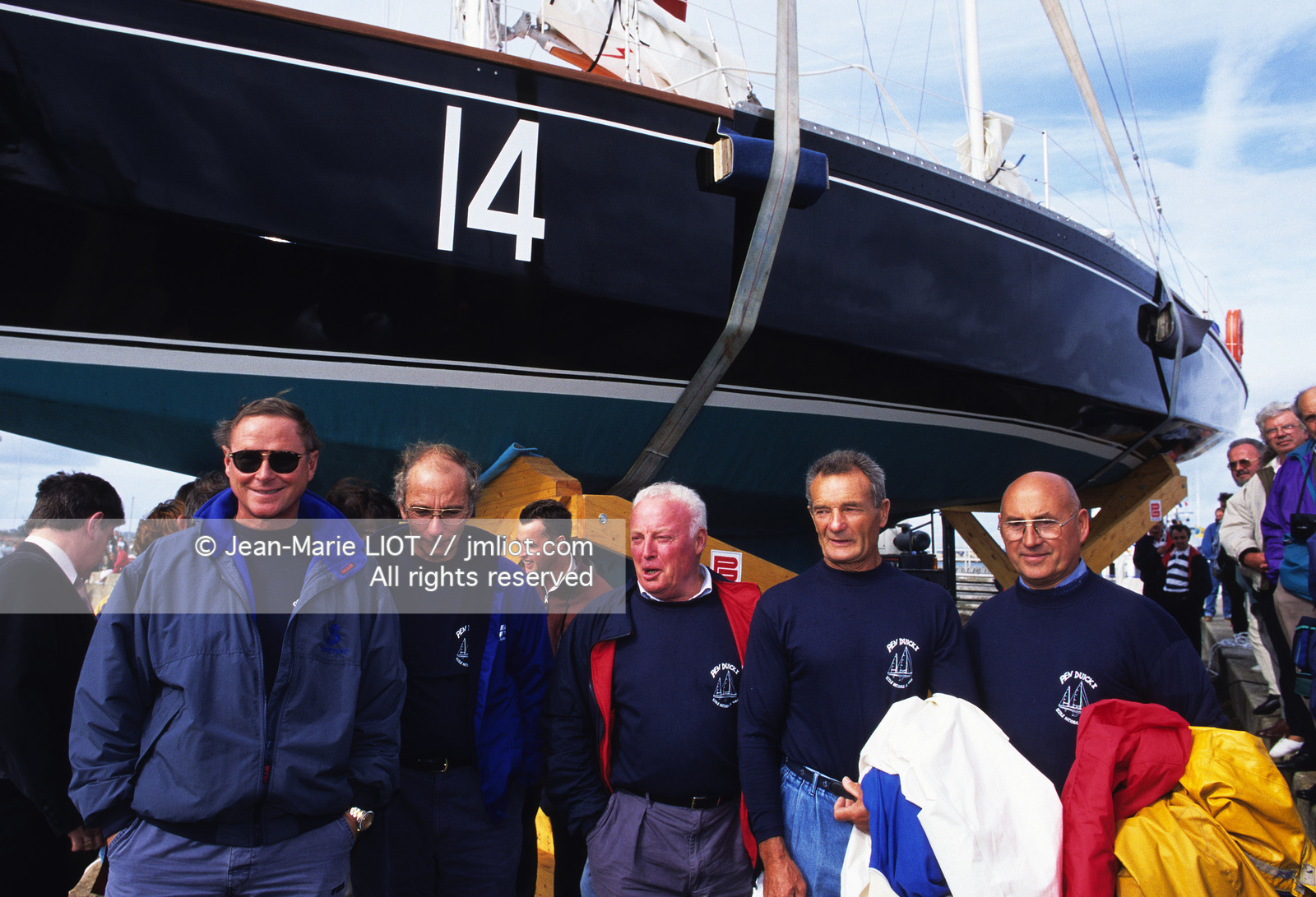 MISE A L'EAU PEN DUICK II - ERIC TABARLY