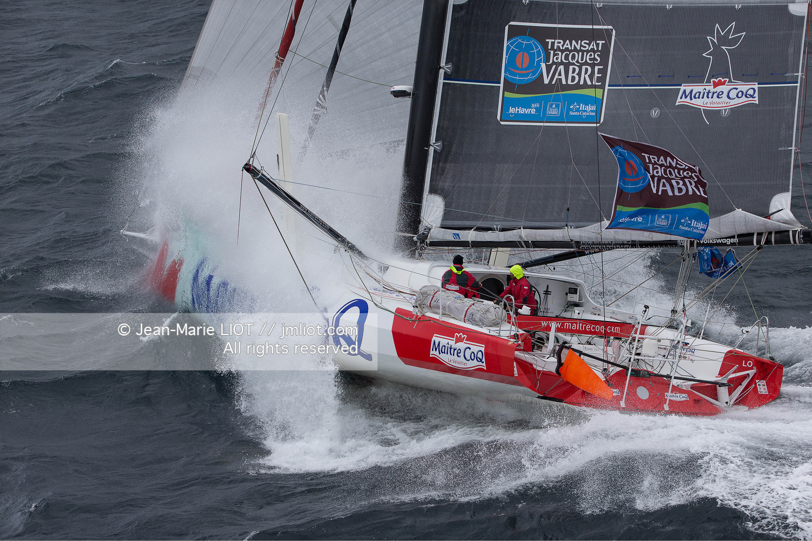 IMOCA MAITRE COQ - JEREMIE BEYOU.