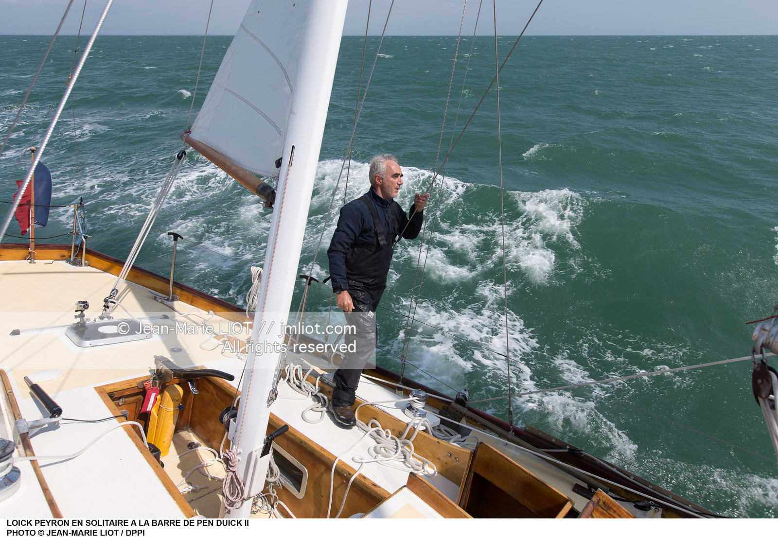 LOICK PEYRON A BORD DE PEN DUICK II