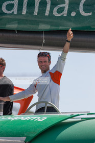 ROUTE DU RHUM 2010 - FRANCK CAMMAS - ARRIVEE