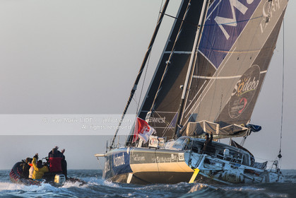 VENDEE GLOBE 2016-2017 - FABRICE AMEDEO - NEWREST-MATMUT - ARRIVEE