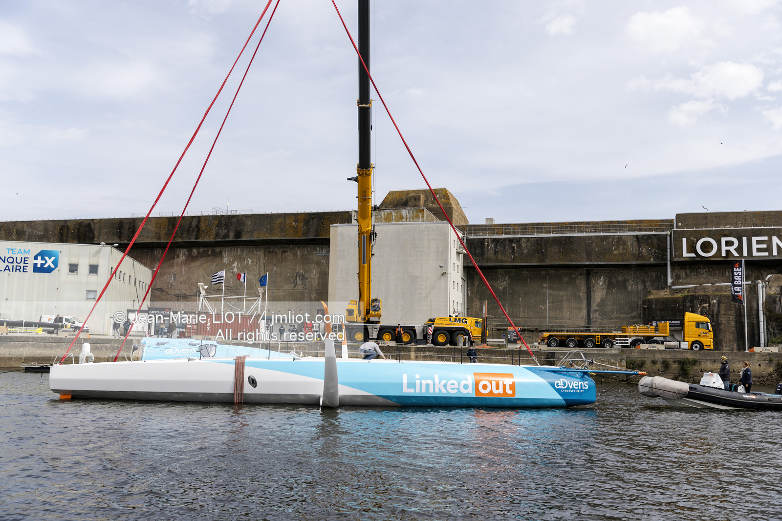 THOMAS RUYANT 2022 - MISE A L’EAU IMOCA LINKEDOUT