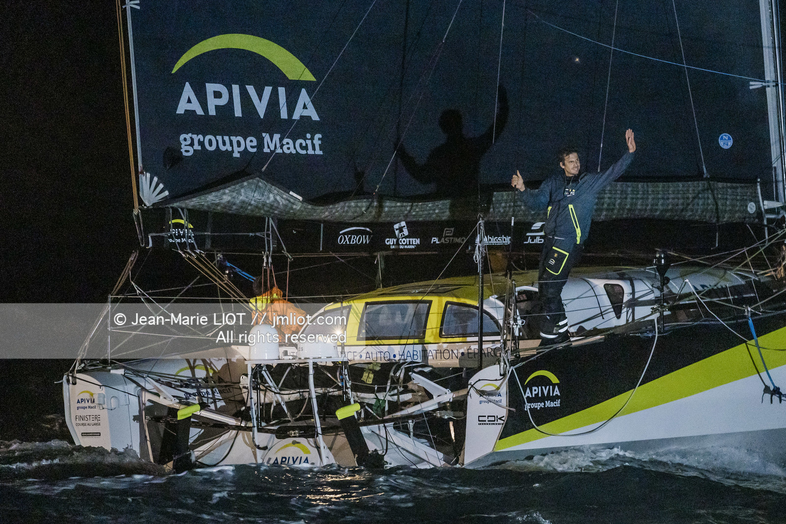 VENDEE GLOBE 2020-2021 - ARRIVEE CHARLIE DALIN