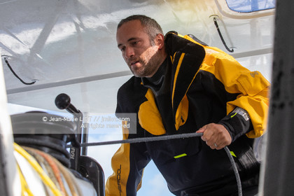 FABRICE AMEDEO ET ERIC PERON - TRANSAT JACQUES VABRE 2019 - A BORD
