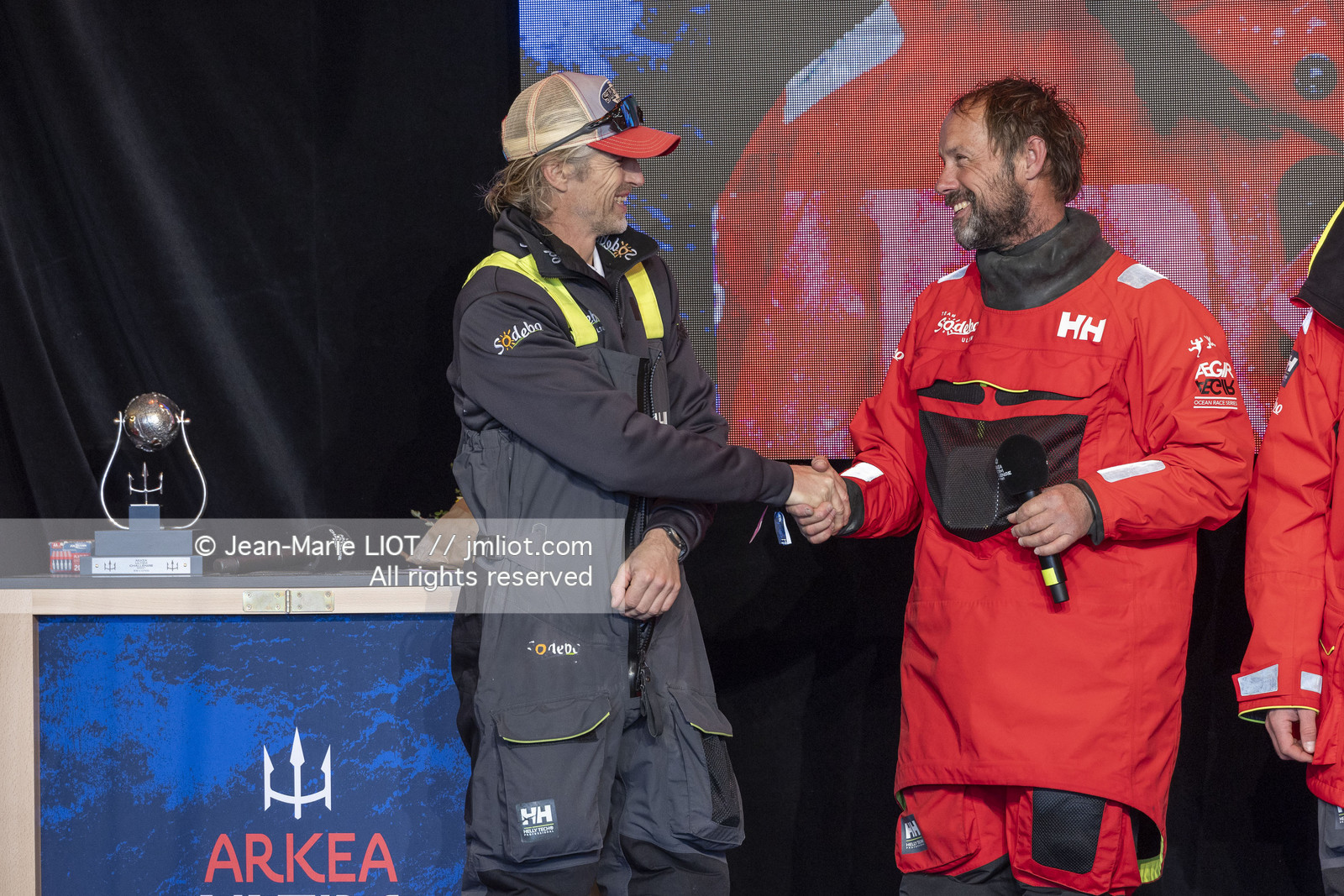 THOMAS COVILLE - ARKEA ULTIM CHALLENGE - ARRIVEE