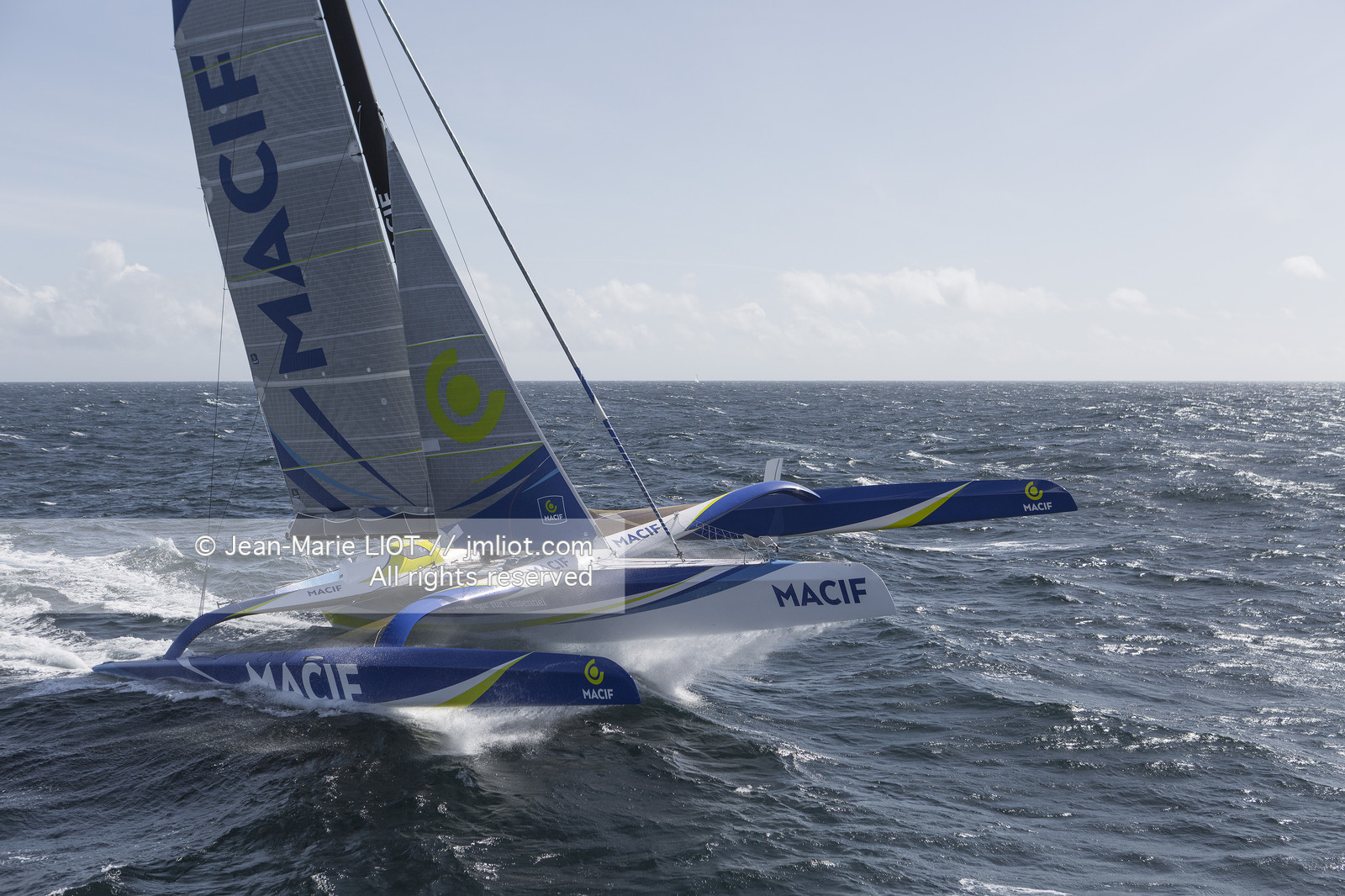 SAILING - ULTIME MACIF AERIAL MARCH 2016