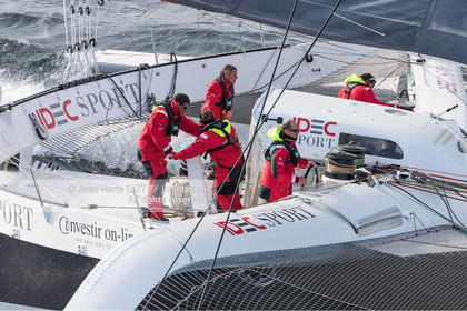 MAXI TRIMARAN IDEC SPORT 2015 - BANQUE D'IMAGES