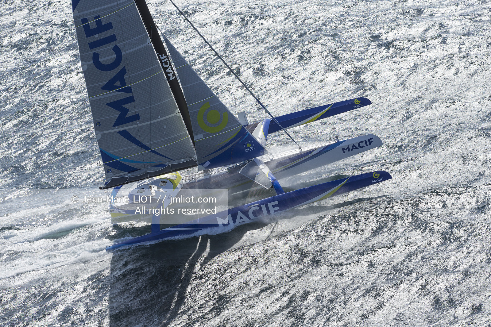 SAILING - ULTIME MACIF AERIAL MARCH 2016