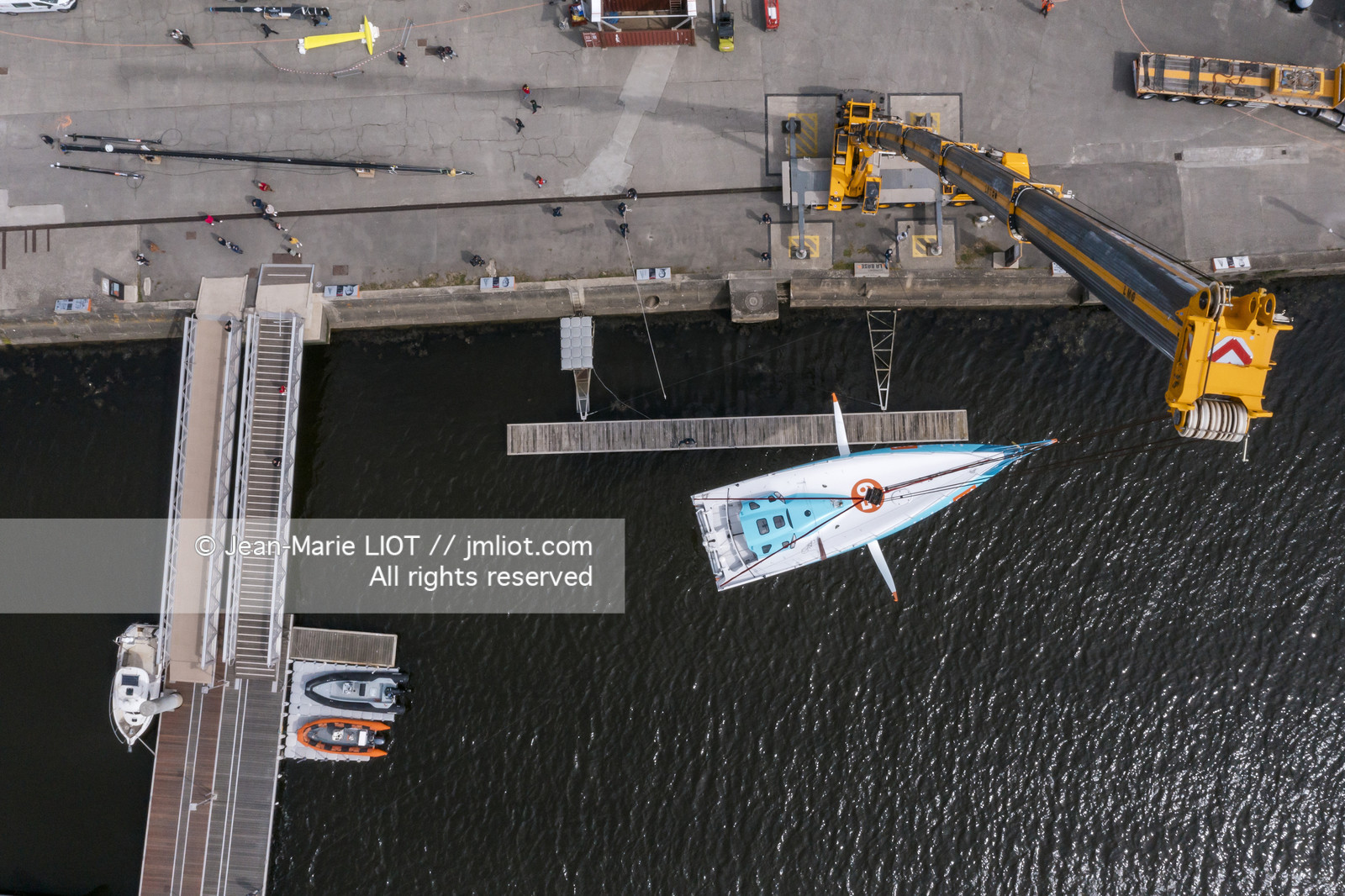 THOMAS RUYANT 2022 - MISE A L’EAU IMOCA LINKEDOUT