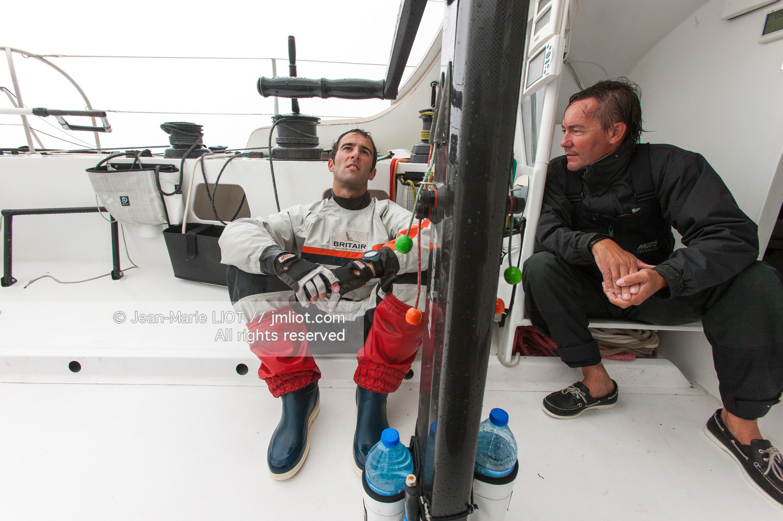 SAILING ARMEL LE CLEACH BRIT AIR IMOCA