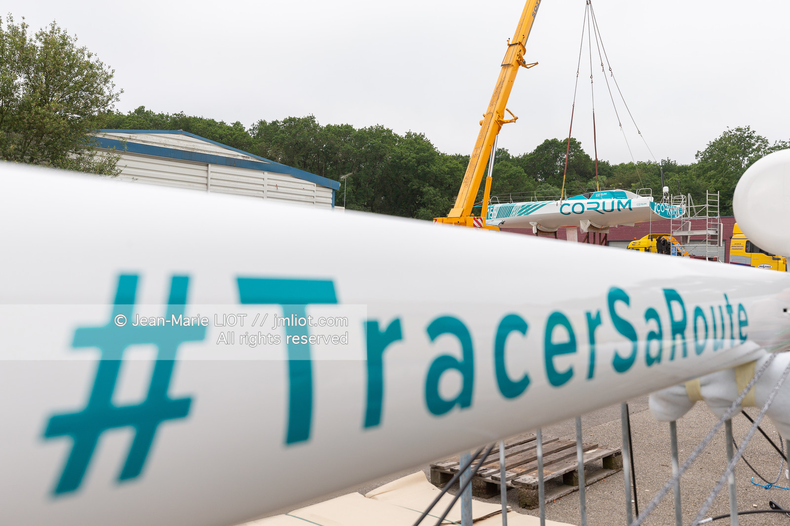 NICOLAS TROUSSEL - CLASS 40 CORUM - 2018 - MISE A L'EAU