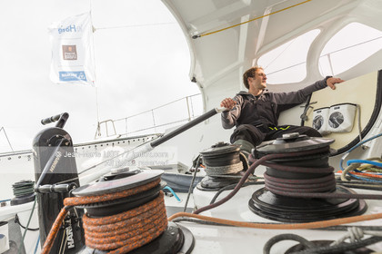 SAILING - TRANSAT JACQUES VABRE 2017 - FENETREA MIX BUFFET - ERWAN LE ROUX - VINCENT RIOU