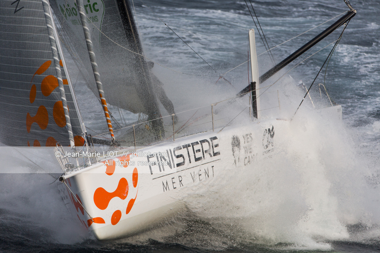 VENDEE GLOBE 2016-2017 - JEAN LE CAM - FINISTERE MER VENT