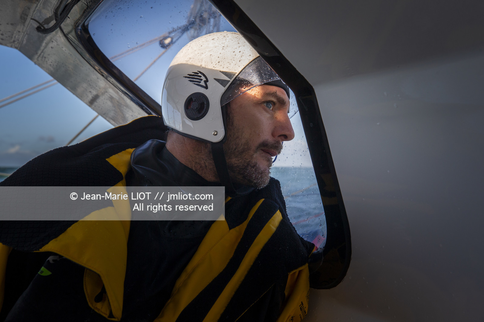 FABRICE AMEDEO ET ERIC PERON - TRANSAT JACQUES VABRE 2019 - A BORD
