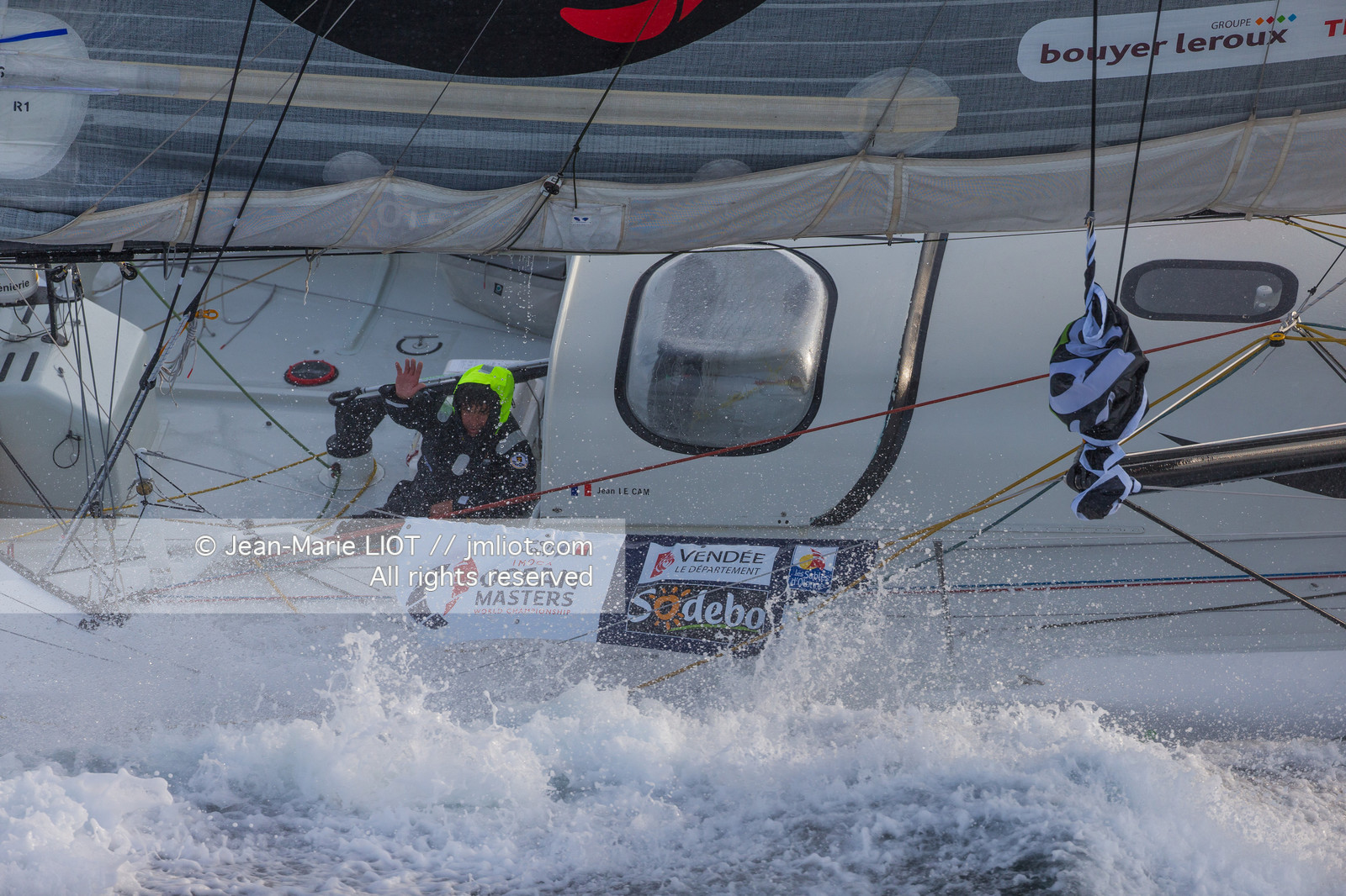 VENDEE GLOBE 2016-2017 - JEAN LE CAM - FINISTERE MER VENT