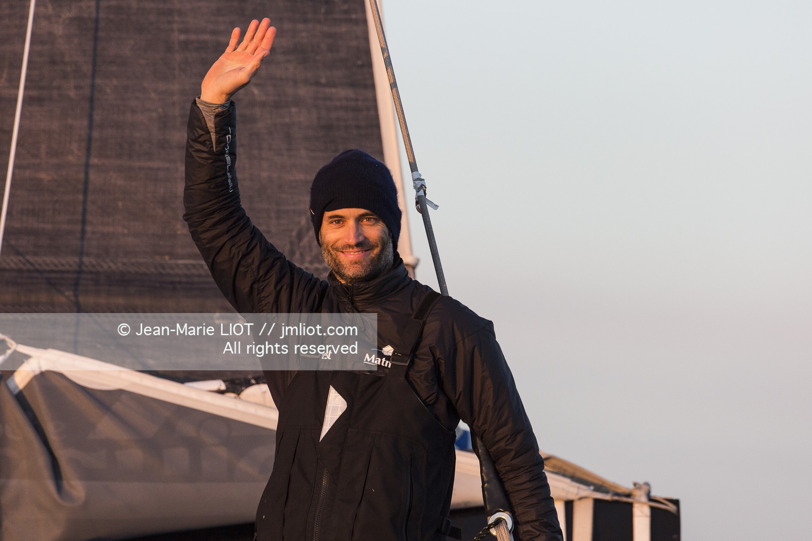 VENDEE GLOBE 2016-2017 - FABRICE AMEDEO - NEWREST-MATMUT - ARRIVEE
