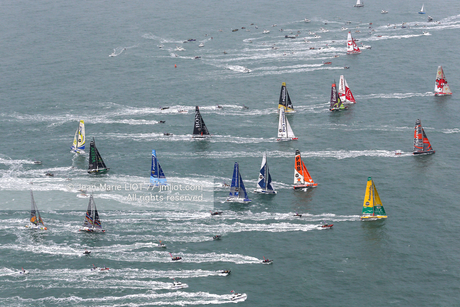 VENDEE GLOBE 2012-2013 - DEPART- JEAN-MARIE LIOT DPPI