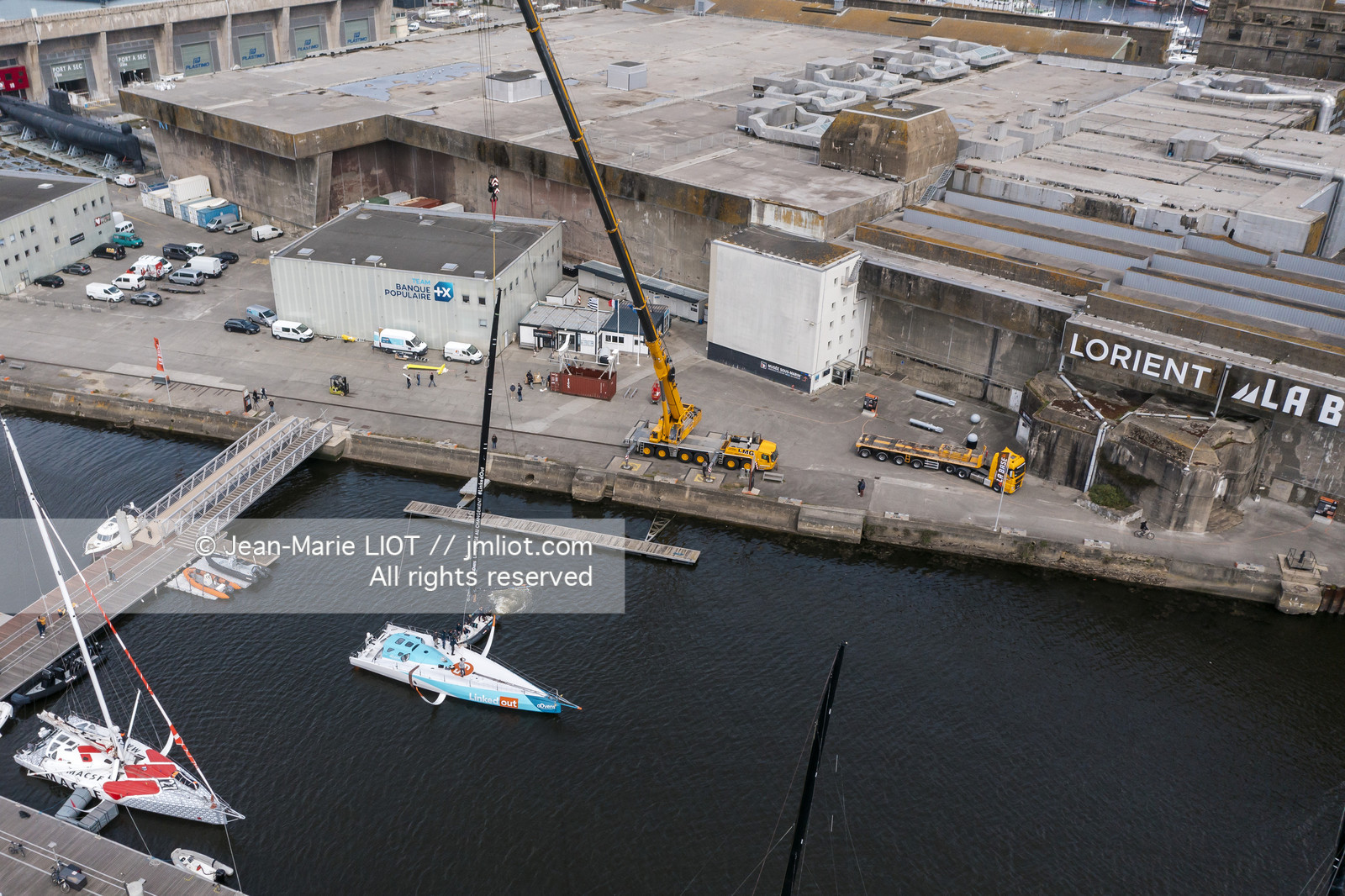 THOMAS RUYANT 2022 - MISE A L’EAU IMOCA LINKEDOUT