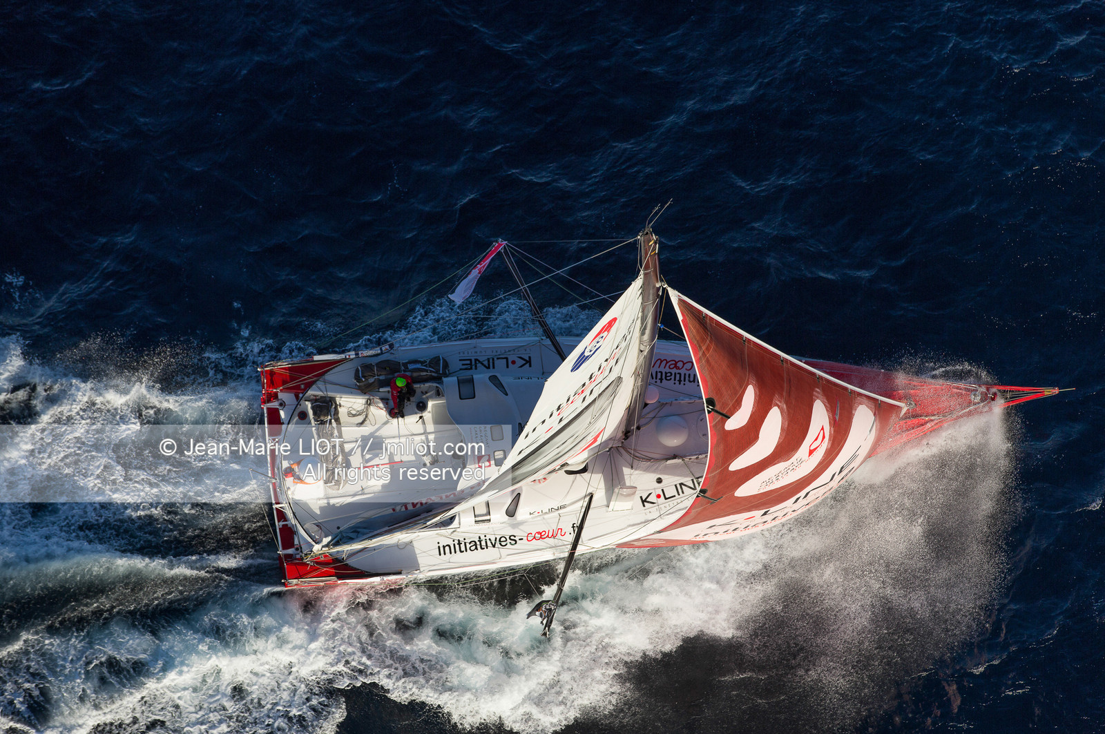 VENDEE GLOBE 2016-2017 - TANGUY DE LAMOTTE - INITIATIVES COEUR