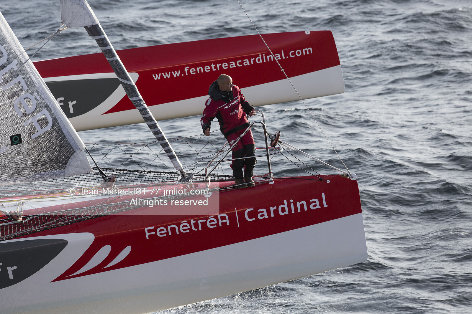 ROUTE DU RHUM 2014 - MULTI 50 FENETREA CARDINAL - ERWAN LE ROUX