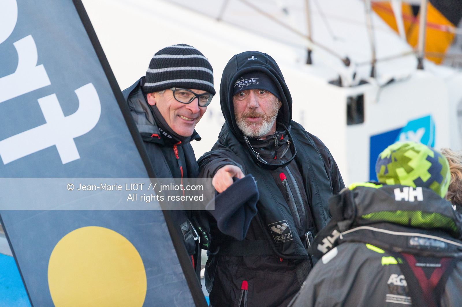 Les Sables d'Olonne, le 19 janvier 2017 arrivée d'Armel Le Cléac'h (FR) skipper de l'imoca Banque Populaire arrive 1er du Vendee globe 2016-2017. Photo © Jean-Marie Liot   DPPI