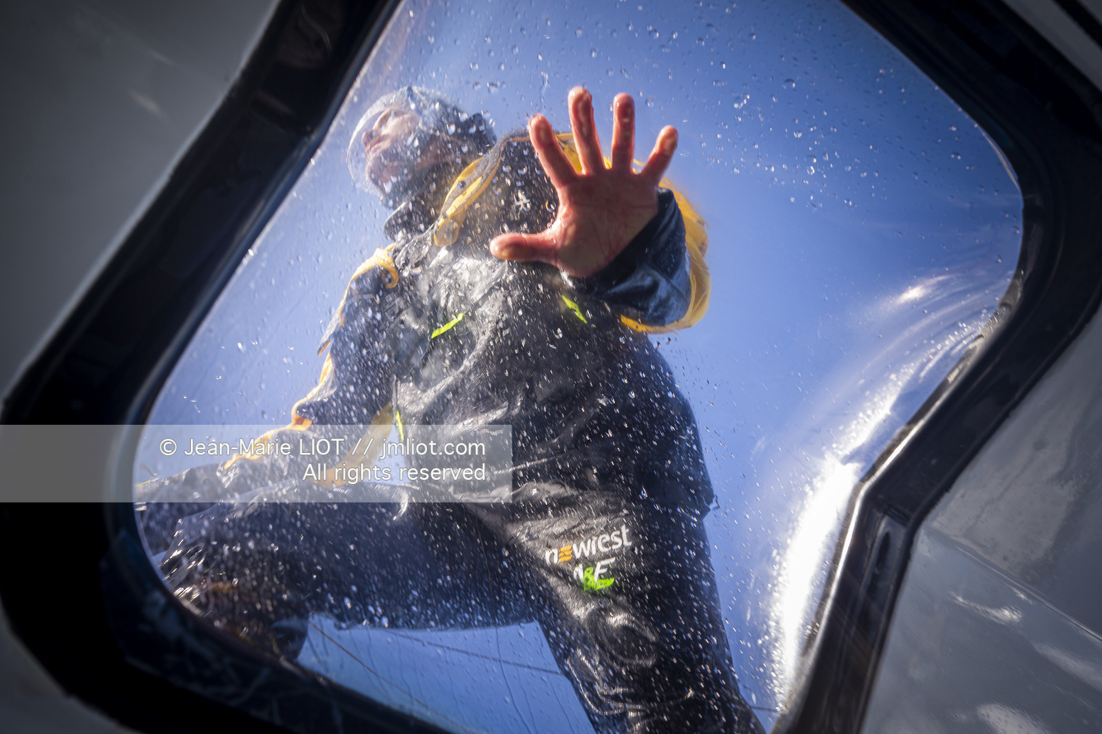 FABRICE AMEDEO ET ERIC PERON - TRANSAT JACQUES VABRE 2019 - A BORD