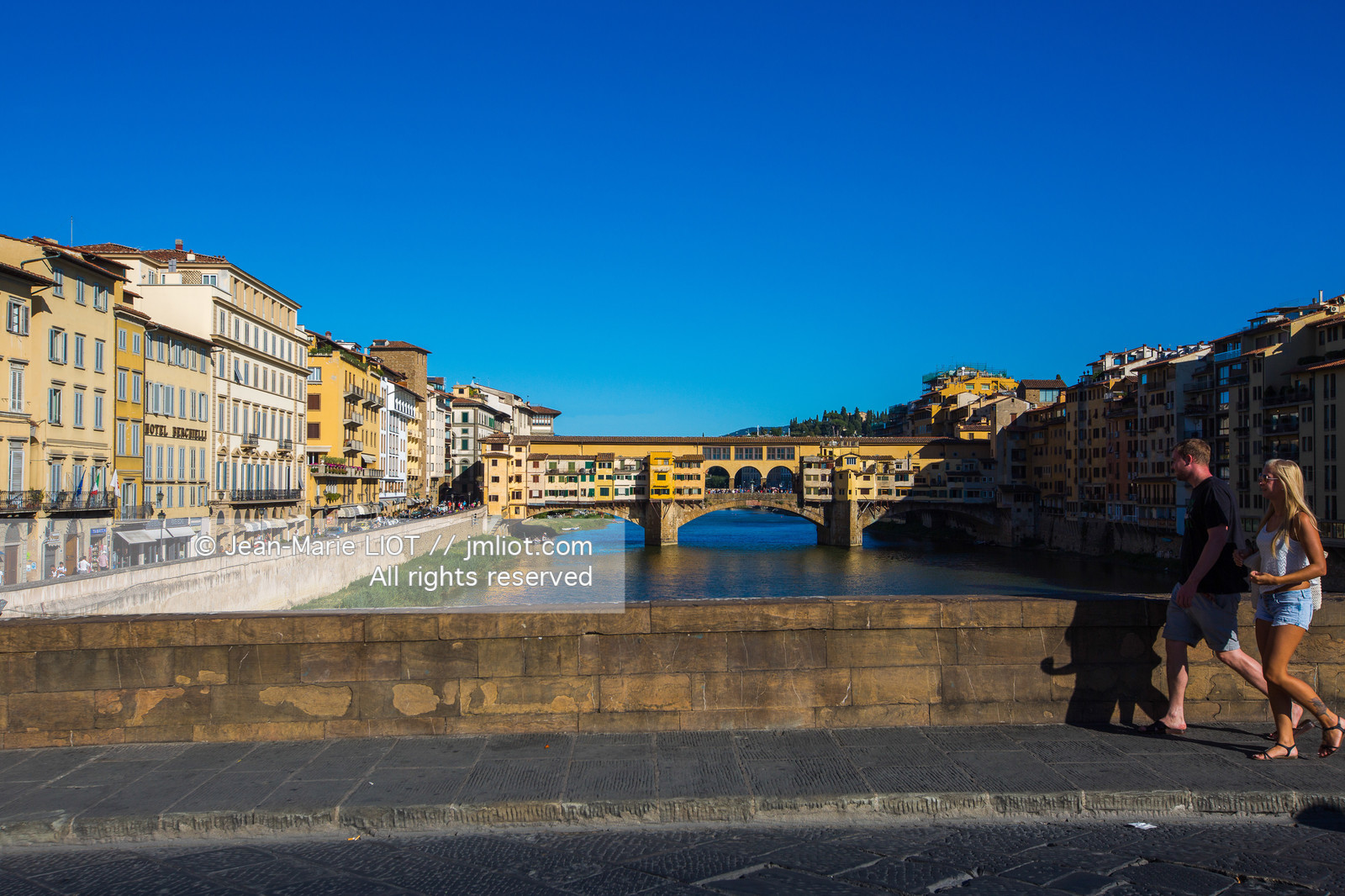 Italie, Toscane,Italy, Tuscany, Florence ville classé au patrimoine mondial de l'Unesco, pont Vecchio