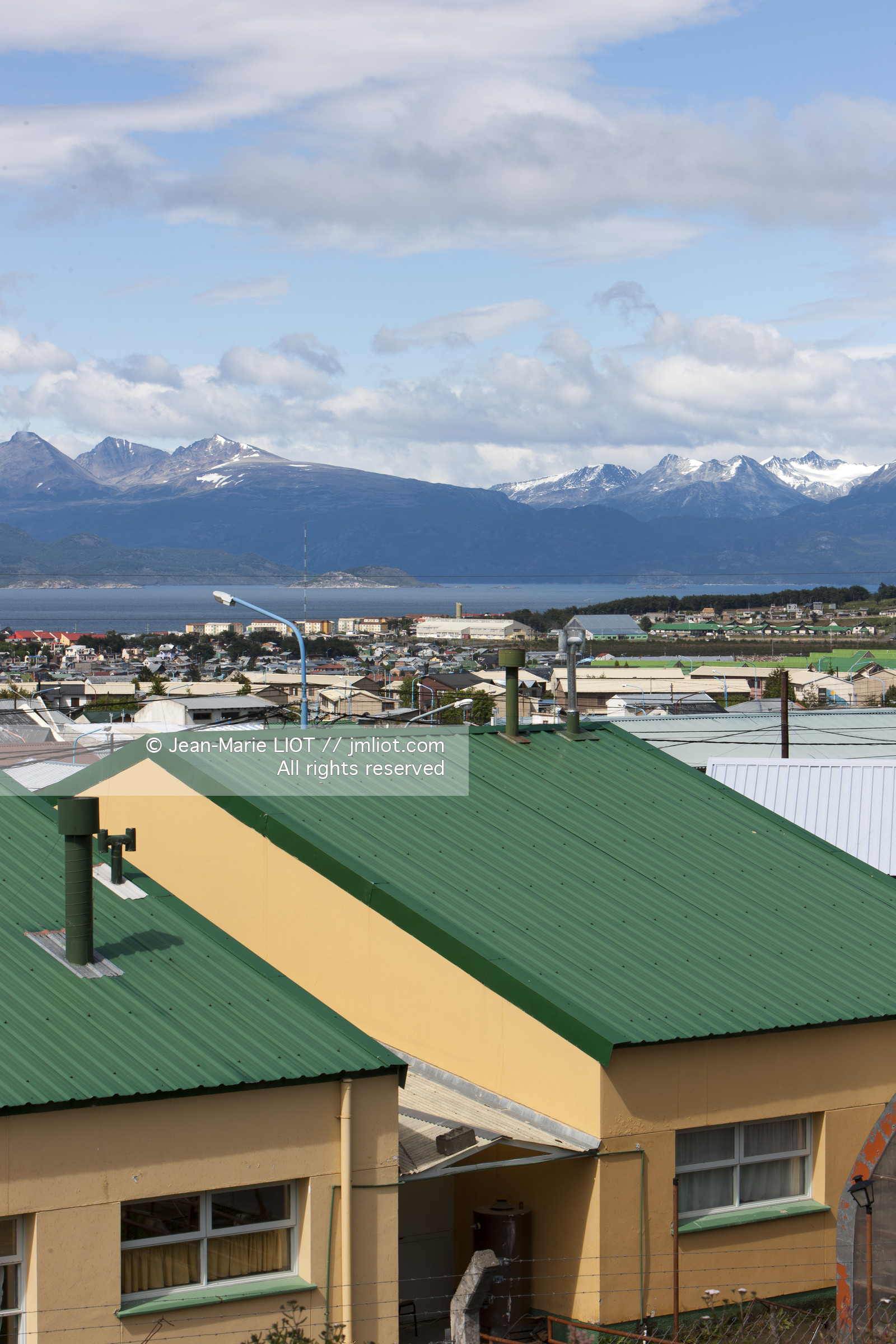 Ushuaia, Terre de Feu est la ville la plus australe du globe.Située à la pointe de l'Argentine cette province est la porte de l'antartique.photo © Jean-Marie Liot.