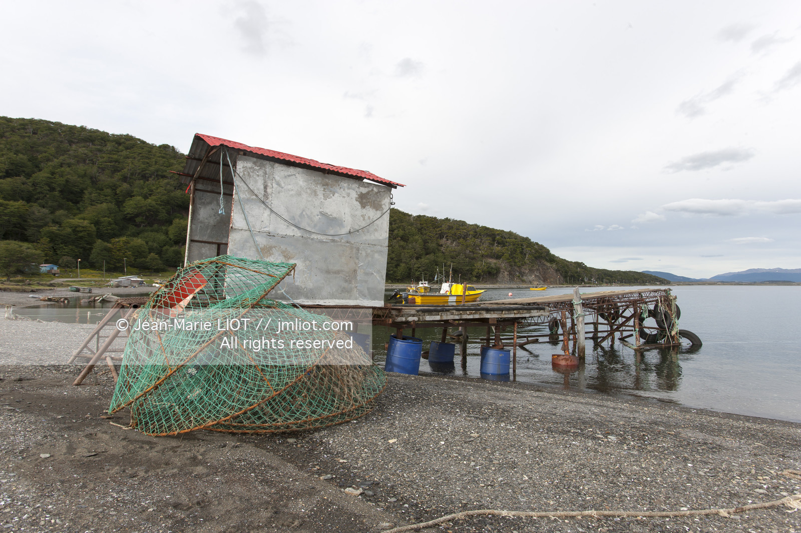 Ushuaia, Terre de Feu est la ville la plus australe du globe.Située à la pointe de l'Argentine cette province est la porte de l'antartique.photo © Jean-Marie Liot.